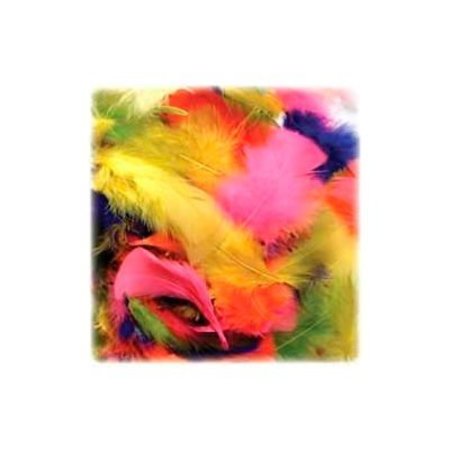 CHENILLE KRAFT Chenille Kraft® Bright Hues Feather Assortment, 325 Pieces/Pack 4502